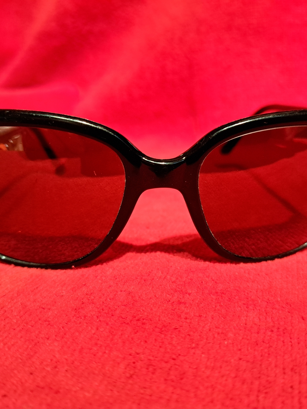 Vuarnet Black Frame Sunglasses with Dark Lenses